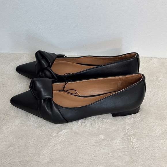 New with tags - SAM & LIBBY - LAUREEN KNOTTED FLAT IN BLACK. Size 8.5 - Picture 5 of 10